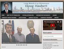 Tablet Screenshot of cityprosecutordoughaubert.com